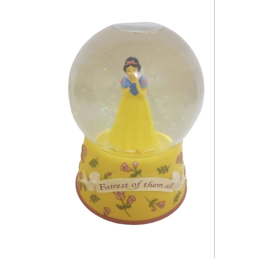 Disney Snow Globe Snow White Musical Enesco Fairest Of Them All Waltz Of Flowers